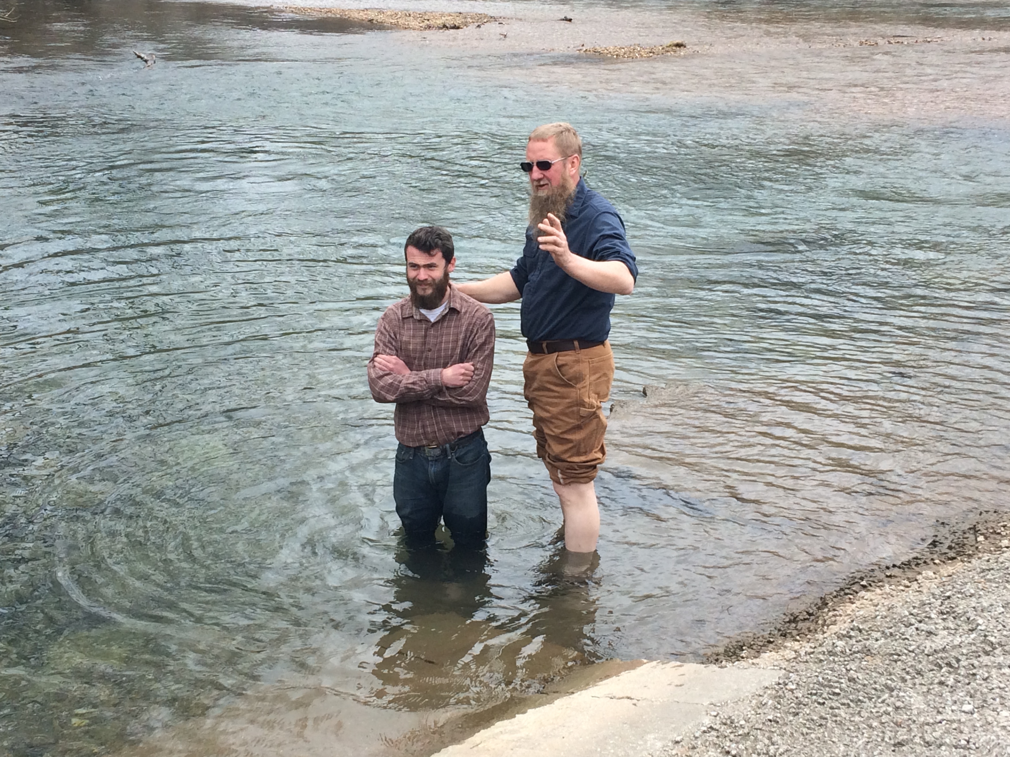 Dave Being Baptized